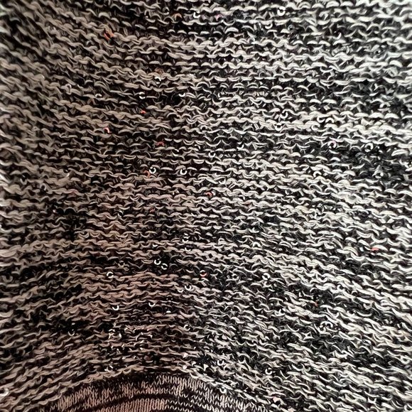 NWOT! Loft Black & White Tank Sweater w/Sequins - Medium - Picture 3 of 5